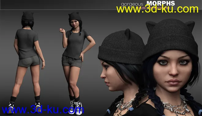 Gorgeous Morphs for Teen Raven 8模型的图片3
