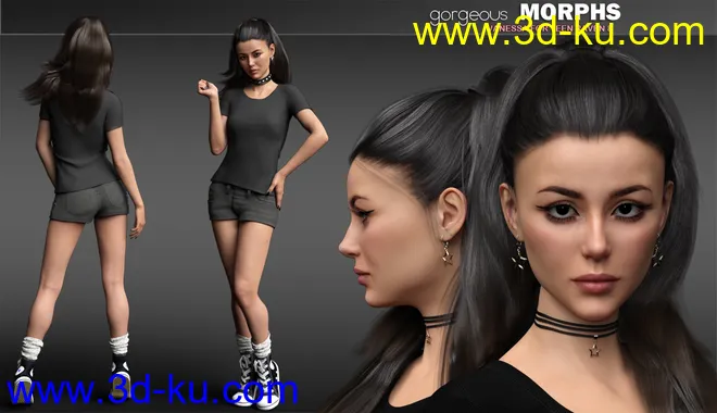 Gorgeous Morphs for Teen Raven 8模型的图片5