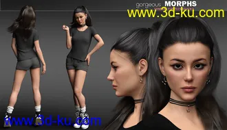 3D打印模型Gorgeous Morphs for Teen Raven 8的图片