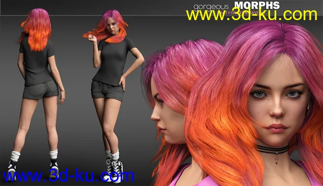 Gorgeous Morphs for Teen Raven 8模型的图片7