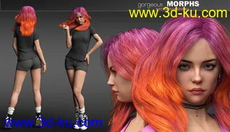 3D打印模型Gorgeous Morphs for Teen Raven 8的图片