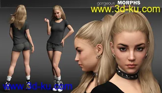3D打印模型Gorgeous Morphs for Teen Raven 8的图片