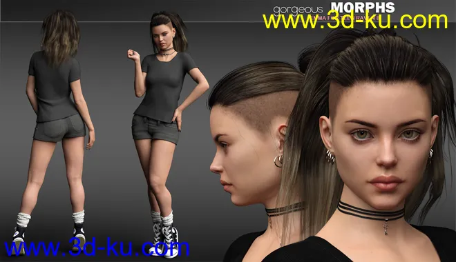 Gorgeous Morphs for Teen Raven 8模型的图片11