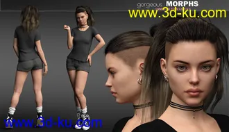 3D打印模型Gorgeous Morphs for Teen Raven 8的图片