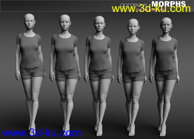 Gorgeous Morphs for Teen Raven 8模型的图片12
