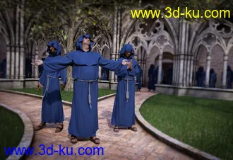 3D打印模型Gothic Courtyard的图片