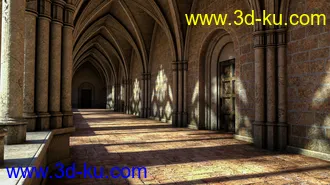 3D打印模型Gothic Courtyard的图片