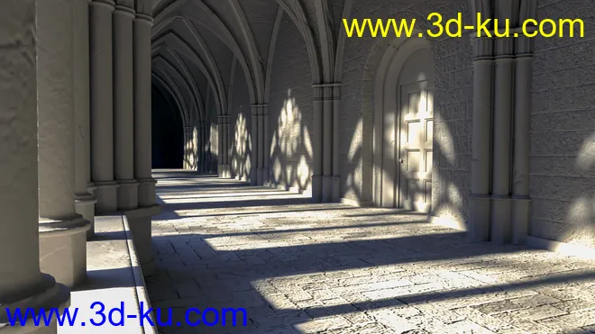 Gothic Courtyard模型的图片13