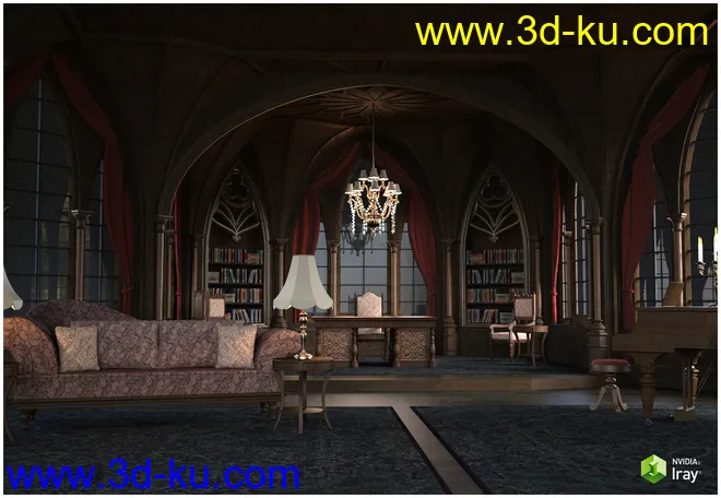 Gothic Room模型的图片1