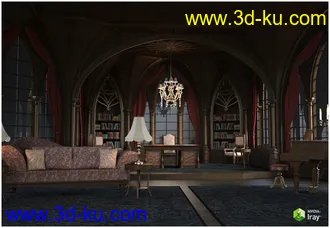 3D打印模型Gothic Room的图片