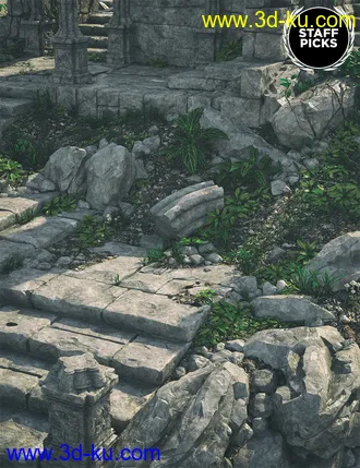 3D打印模型Gothic Ruins 2的图片