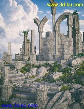 3D打印模型Gothic Ruins 2的图片
