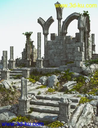 3D打印模型Gothic Ruins 2的图片