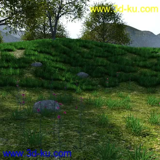 3D打印模型Grassy Hills的图片