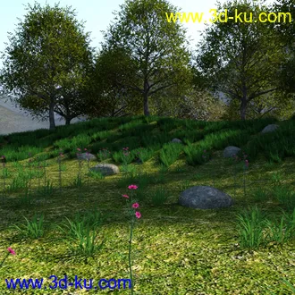 3D打印模型Grassy Hills的图片