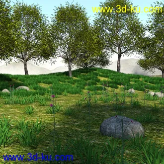 3D打印模型Grassy Hills的图片