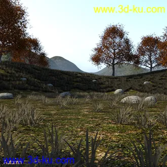 3D打印模型Grassy Hills的图片