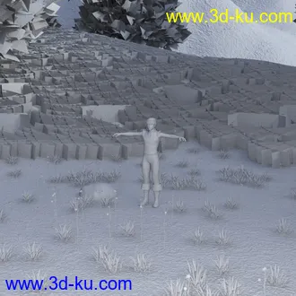 3D打印模型Grassy Hills的图片