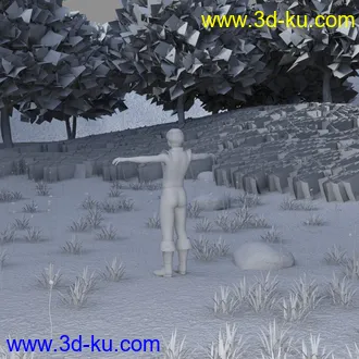 3D打印模型Grassy Hills的图片