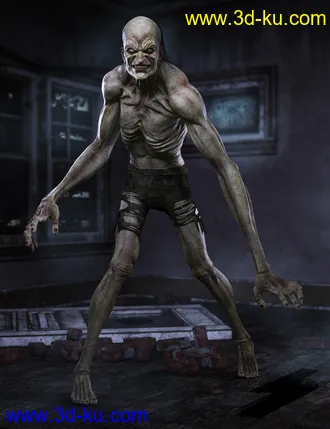 3D打印模型Grave Ghoul HD for Genesis 8 Male的图片