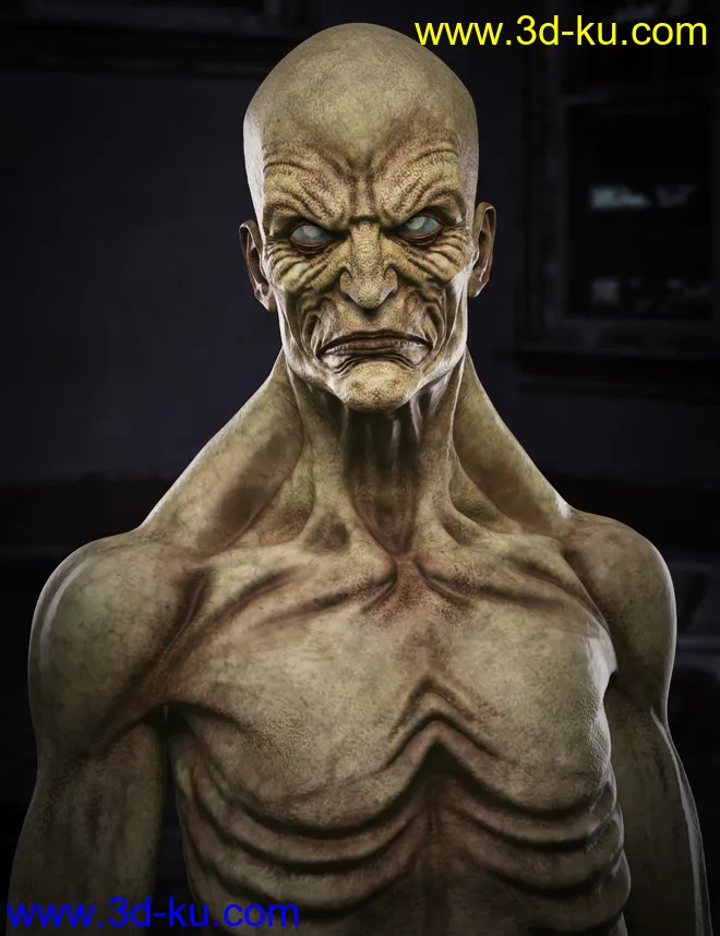 Grave Ghoul HD for Genesis 8 Male模型的图片7