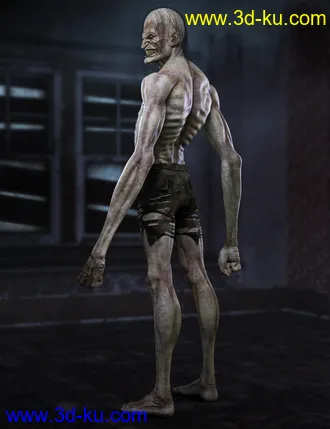 3D打印模型Grave Ghoul HD for Genesis 8 Male的图片