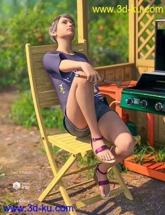 3D打印模型Grillin' Poses for Genesis 8的图片