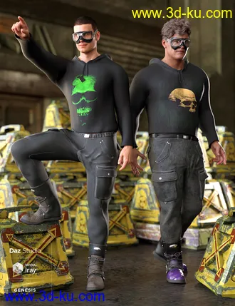 3D打印模型Gruesome Goth - Rebel的图片