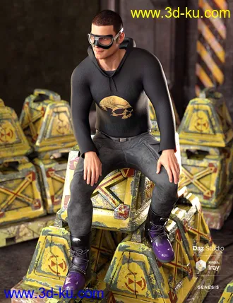 3D打印模型Gruesome Goth - Rebel的图片