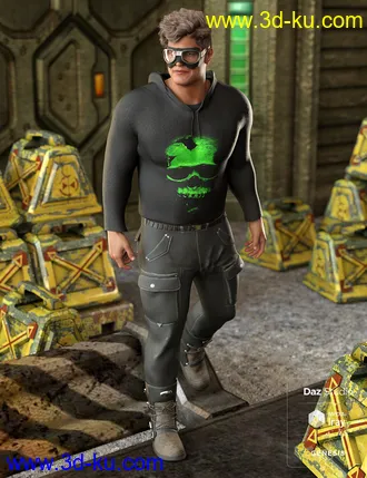 3D打印模型Gruesome Goth - Rebel的图片