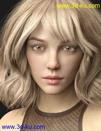3D打印模型Gudrun HD for Genesis 8 Female的图片