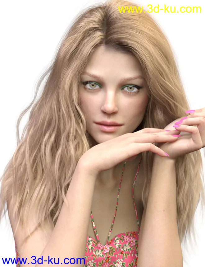Gudrun HD for Genesis 8 Female模型的图片3