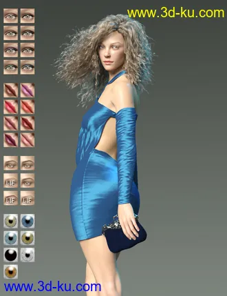 3D打印模型Gudrun HD for Genesis 8 Female的图片
