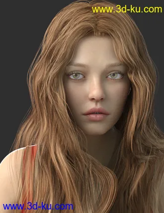 3D打印模型Gudrun HD for Genesis 8 Female的图片