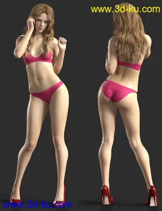 3D打印模型Gudrun HD for Genesis 8 Female的图片
