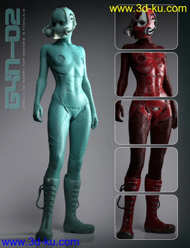 GYN-02 for Genesis 8 Female(s)模型的图片6