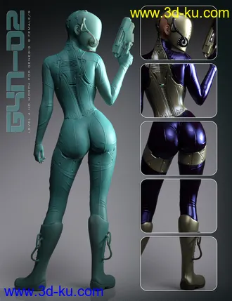 3D打印模型GYN-02 for Genesis 8 Female(s)的图片