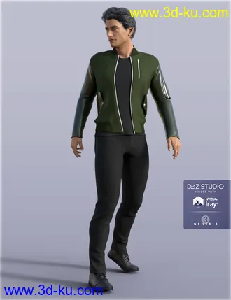 3D打印模型H&C Casual B for Genesis 3 Male(s)的图片
