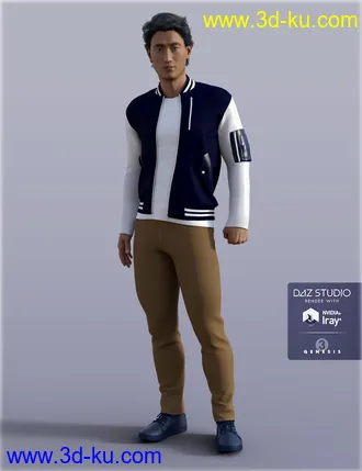 3D打印模型H&C Casual B for Genesis 3 Male(s)的图片