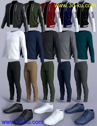 3D打印模型H&C Casual B for Genesis 3 Male(s)的图片