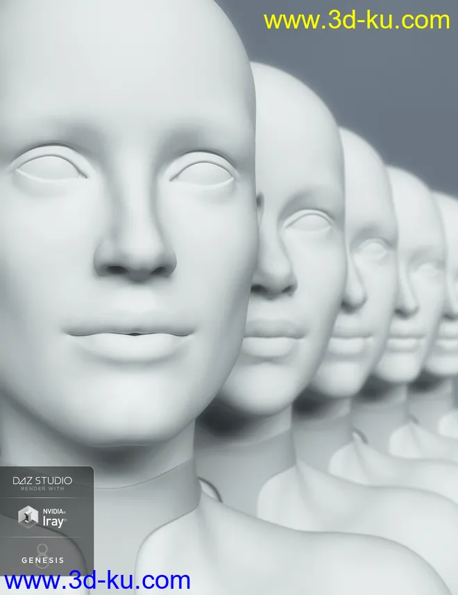 HD Head Morphs for Genesis 8 Female模型的图片1