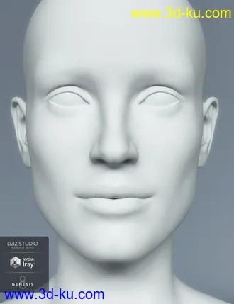 3D打印模型HD Head Morphs for Genesis 8 Female的图片