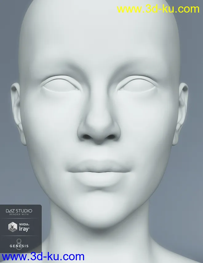 HD Head Morphs for Genesis 8 Female模型的图片3