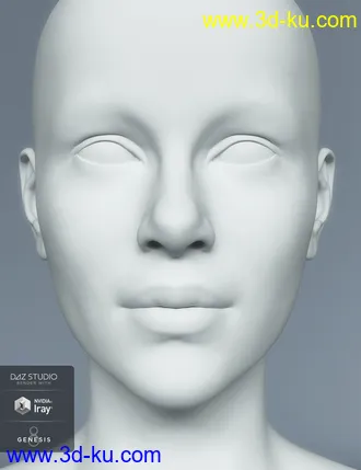3D打印模型HD Head Morphs for Genesis 8 Female的图片