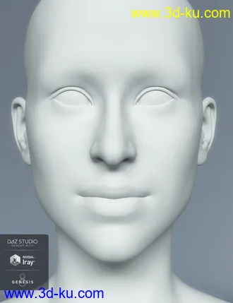 3D打印模型HD Head Morphs for Genesis 8 Female的图片