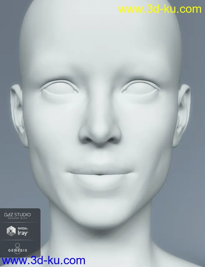 HD Head Morphs for Genesis 8 Female模型的图片6