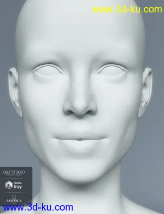 3D打印模型HD Head Morphs for Genesis 8 Female的图片