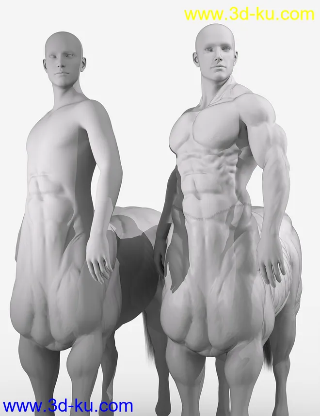 HD Physique Shaping for Genesis 8 Male Centaur模型的图片1