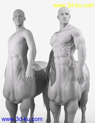 3D打印模型HD Physique Shaping for Genesis 8 Male Centaur的图片