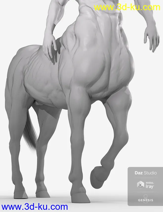 HD Physique Shaping for Genesis 8 Male Centaur模型的图片8